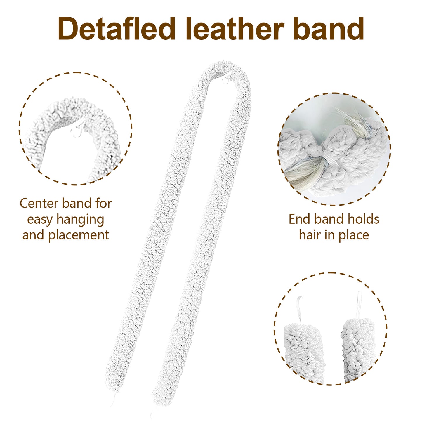 Satin Heatless Hair Curler, Lazy Natural Soft Wave DIY Heatless Curls For Sleep In Overnight, For All Hair Types - image 6