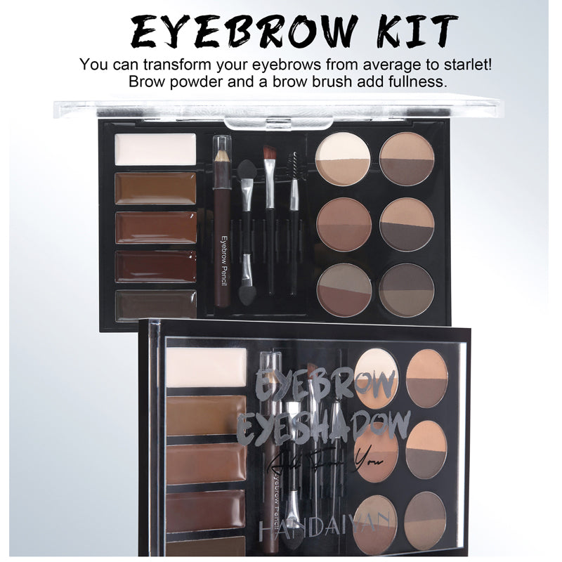 Eyebrow Enhancers Cream Powder Palette,Eyebrow Powder And Eyebrow Card - image 5