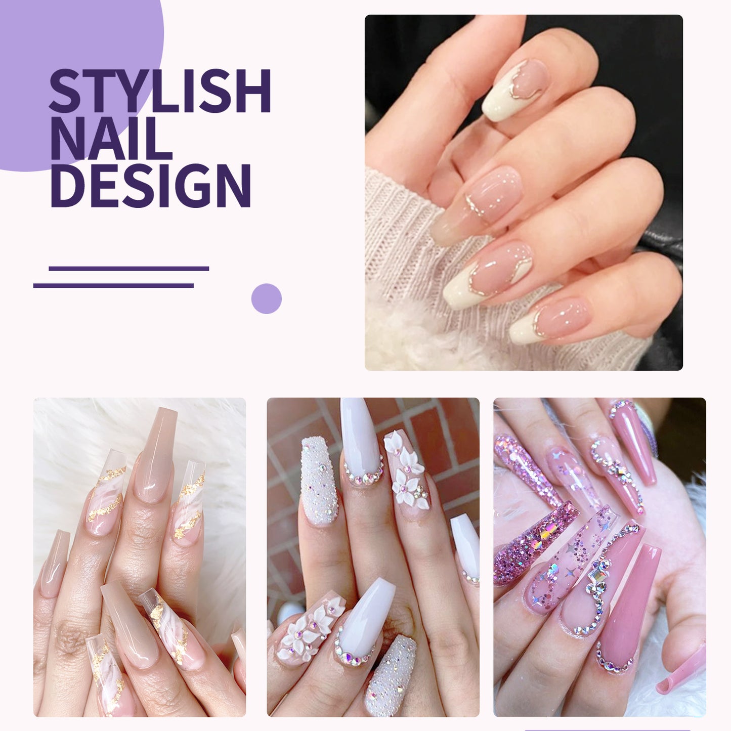 Acrylic Nail Kit, Acrylic Powder And Liquid Set, With Clear, Nude, Pink, White Nail Powder And Monomer, Professional Acr - image 7