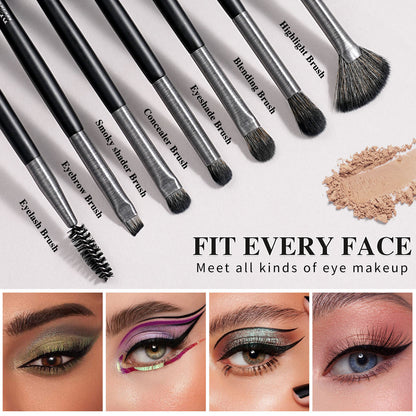 High-quality Makeup Brushes With Wooden Handles, Premium Natural 10pcs Makeup Brushes. - image 3