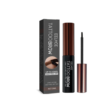 EELHOE Peel-off Eyebrow Dye Gel - Waterproof, Sweat-proof, Smudge-resistant For Creating Natural 3D 