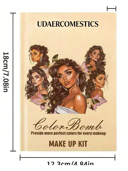 UDAER Beauty Color Bomb 63-Color Makeup Kit - Multi-Function Eyeshadow, Blush, Highlighter & Contour Palette - image 7