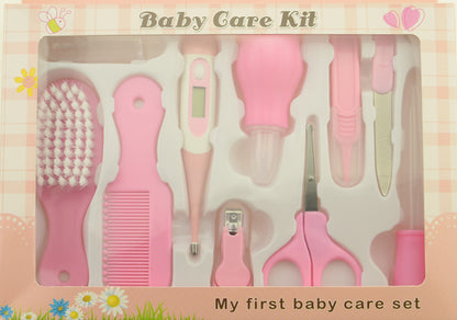 Maternal and Infant Thermometer Feeding Nasal Nasal Care 10 Piece Set Baby Manicure Clamp Nail Clipper Set - image 7
