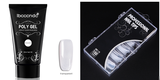 Painless And Rapid Extension Of Crystal Glue100-piece Boxed With Scaled Nail Crystal - image 5
