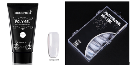 Painless And Rapid Extension Of Crystal Glue100-piece Boxed With Scaled Nail Crystal - image 5