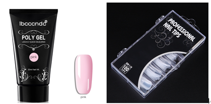 Painless And Rapid Extension Of Crystal Glue100-piece Boxed With Scaled Nail Crystal - image 4