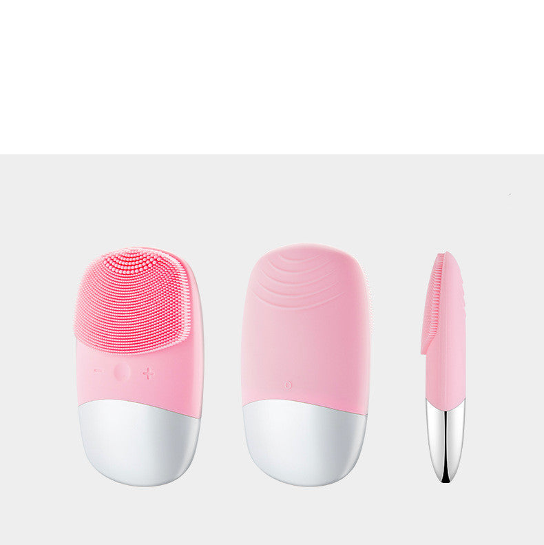 Mini Silicone Electric Face Cleansing Brush Electric Facial Cleanser Facial Cleansing Brush Skin Massager Skin Care Tool - image 7