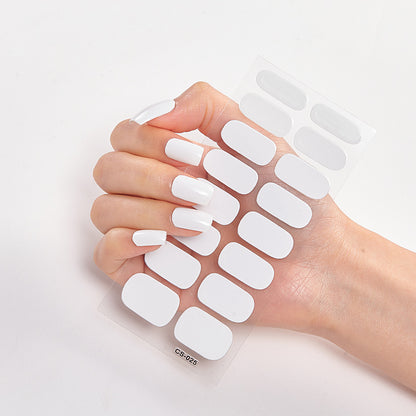 Pure Color 16 Nail Stickers - image 8