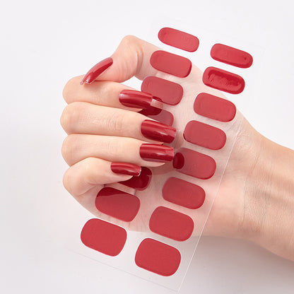Pure Color 16 Nail Stickers - image 10