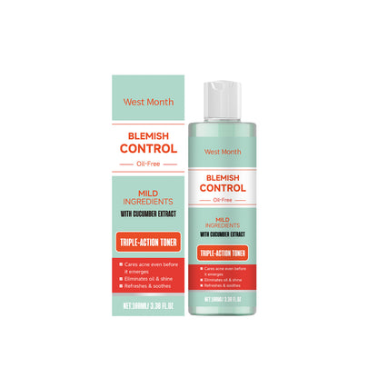 West&Month Facial Toner With Mild Ingredients To Lighten Acne, Nourish And Repair Facial Skin - image 3