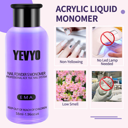 Acrylic Nail Kit, Acrylic Powder And Liquid Set, With Clear, Nude, Pink, White Nail Powder And Monomer, Professional Acr - image 5