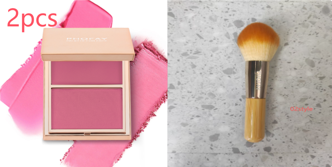 PHOFAY Double-Take Cream & Powder Blush Duo - image 7