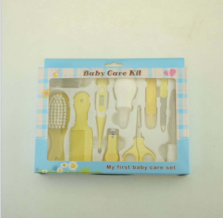 Maternal and Infant Thermometer Feeding Nasal Nasal Care 10 Piece Set Baby Manicure Clamp Nail Clipper Set - image 2
