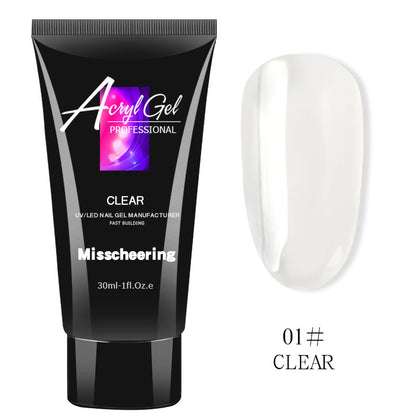 Painless Extension Glue Nail Art Without Paper Tray Fast Extension Crystal Model Painless Crystal Gl