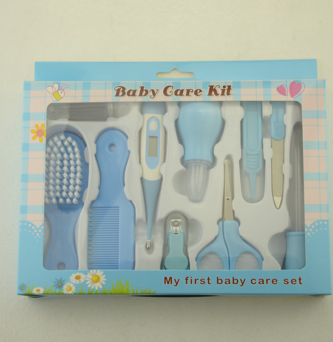 Maternal and Infant Thermometer Feeding Nasal Nasal Care 10 Piece Set Baby Manicure Clamp Nail Clipper Set - image 8