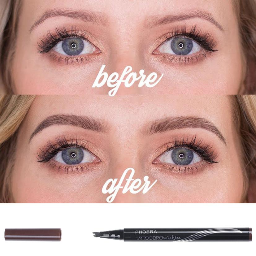 New Long Lasting Ultra-Fine Four-Comb Eyebrow Pencil - image 5