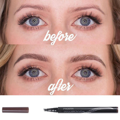 New Long Lasting Ultra-Fine Four-Comb Eyebrow Pencil - image 5