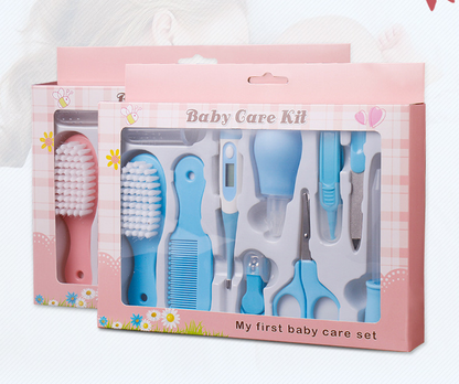 Maternal and Infant Thermometer Feeding Nasal Nasal Care 10 Piece Set Baby Manicure Clamp Nail Clipp