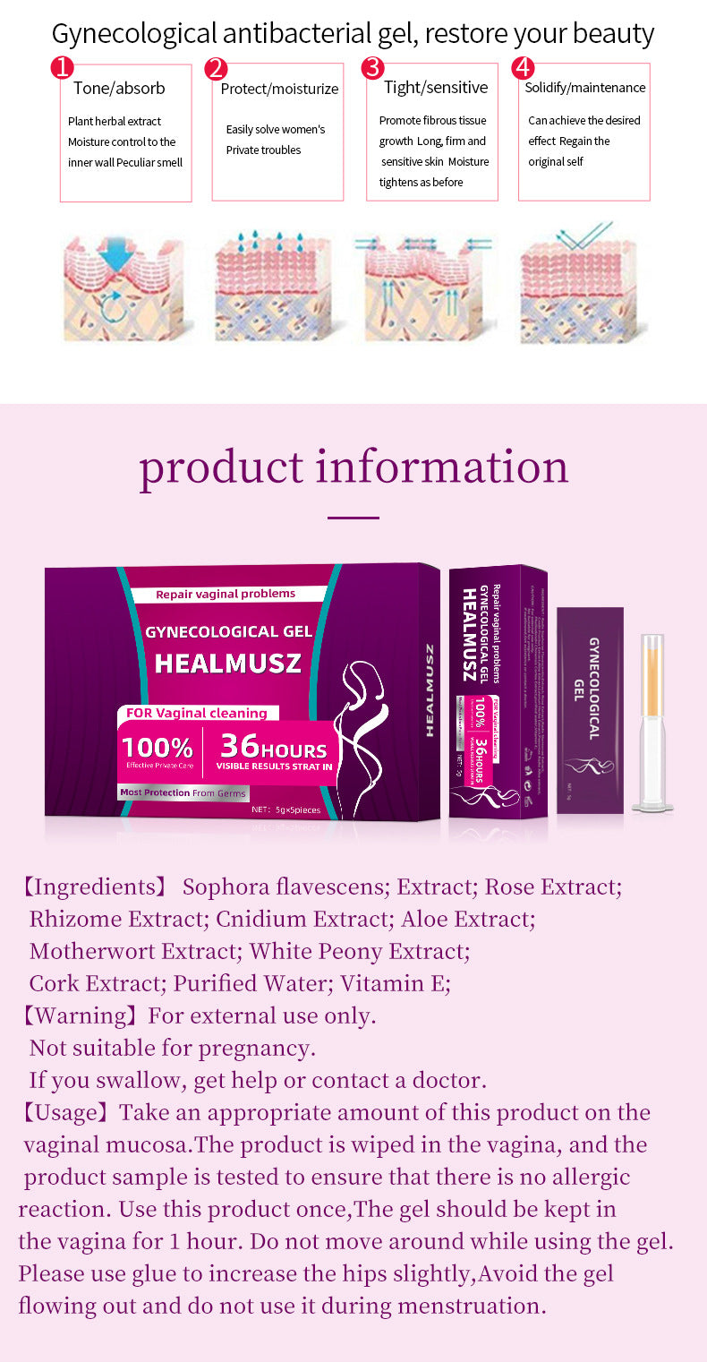 Nursing Antibacterial Private Parts Maintenance Gel - image 7