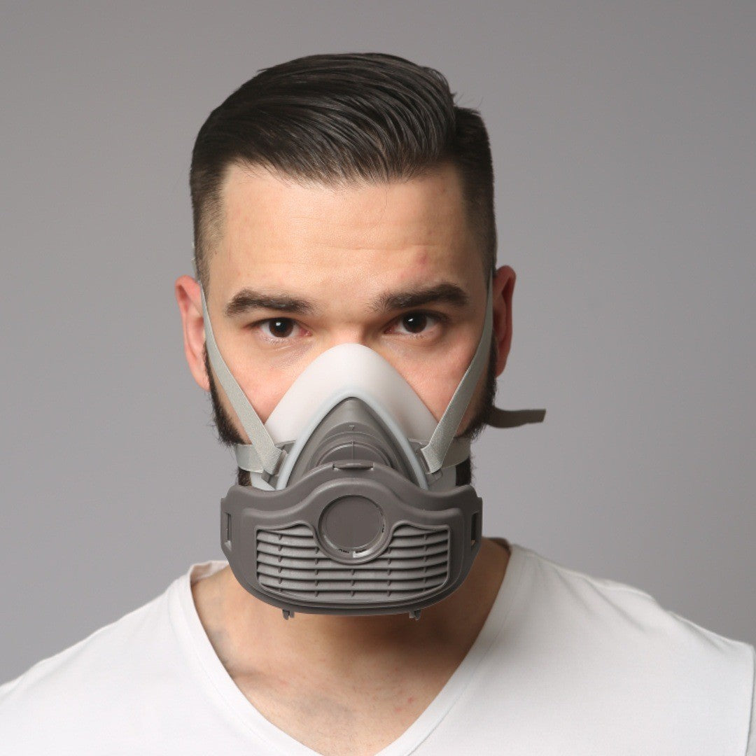 Half Face Gas Mask Cover PRO Respirator 3200 Dust Mask Safety 10 Filters For Sanding Woodworking - image 5
