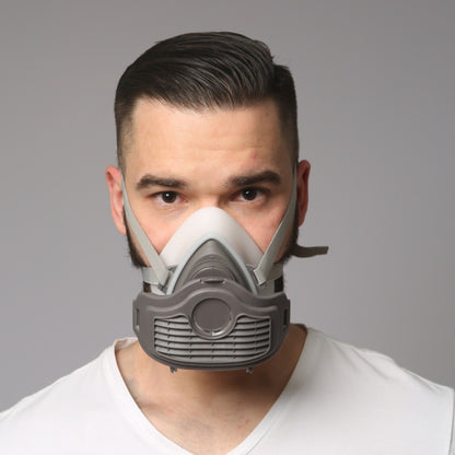 Half Face Gas Mask Cover PRO Respirator 3200 Dust Mask Safety 10 Filters For Sanding Woodworking - image 5