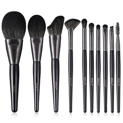 High-quality Makeup Brushes With Wooden Handles, Premium Natural 10pcs Makeup Brushes. - image 10