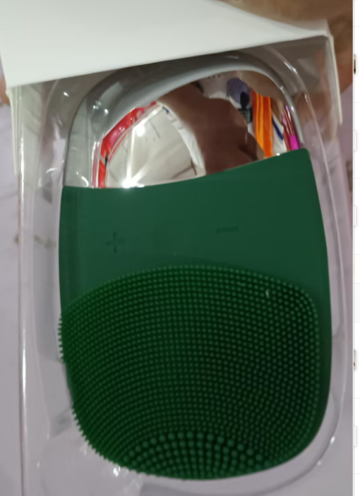 Mini Silicone Electric Face Cleansing Brush Electric Facial Cleanser Facial Cleansing Brush Skin Massager Skin Care Tool - image 5