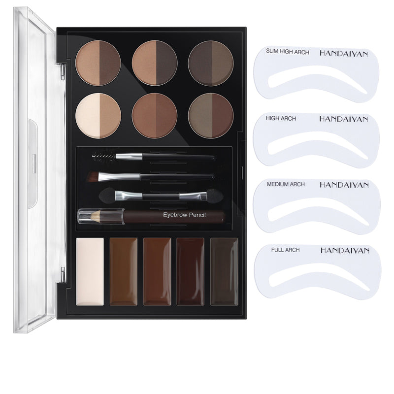 Eyebrow Enhancers Cream Powder Palette,Eyebrow Powder And Eyebrow Card - image 4