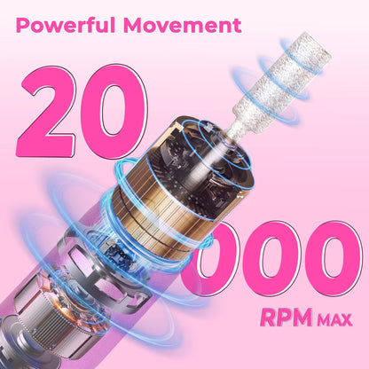 Professional Portable Electric Nail Drill,Manicure Pedicure With Nail Drill Bits - image 5