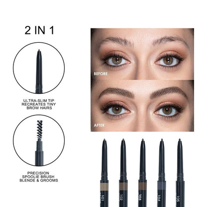 PHOERA New 5 Color Thin Eyebrow Pencil - image 8