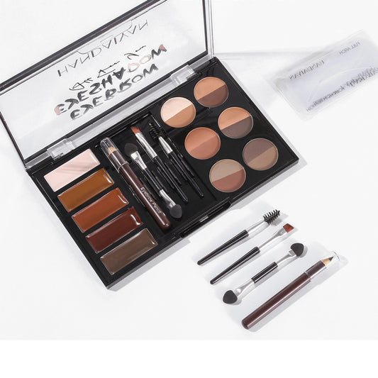Eyebrow Enhancers Cream Powder Palette,Eyebrow Powder And Eyebrow Card - image 2