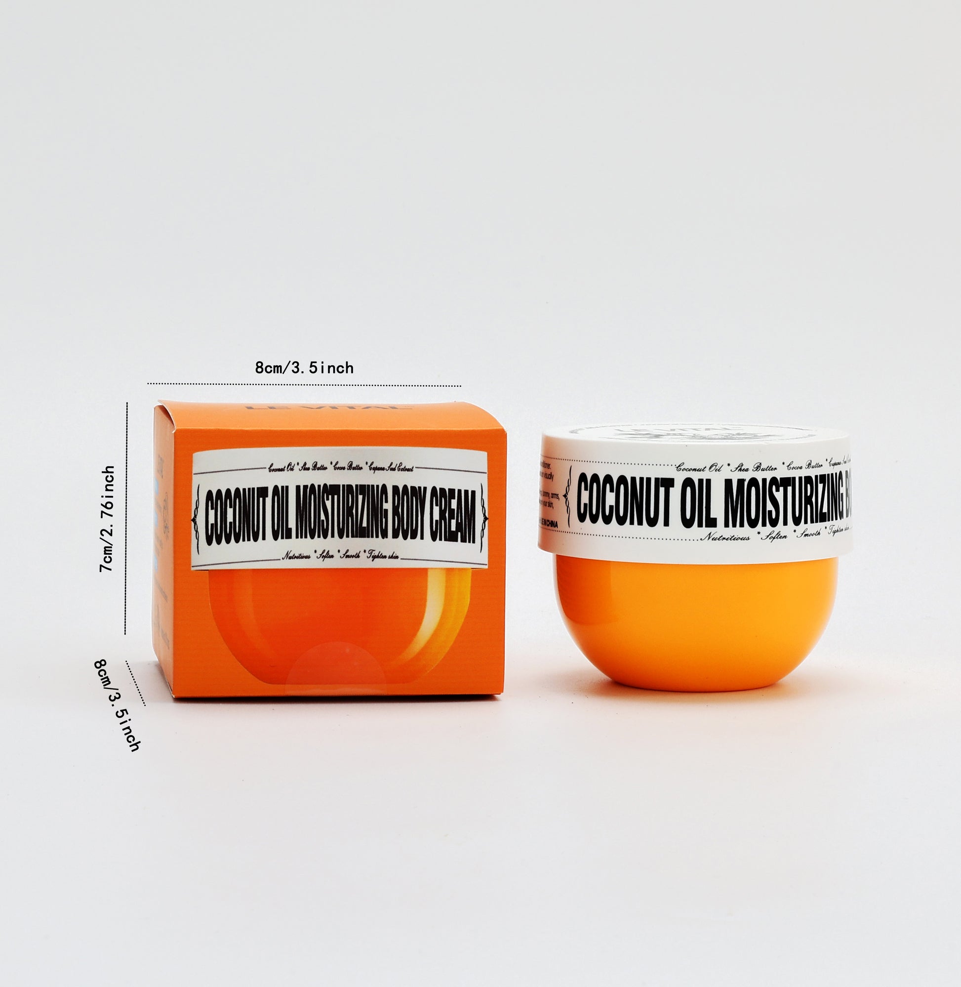 Body Cream Body Butter Deeply Moisturizing, Vanilla Jasmine Floral Fragrance Body Moisturizer For All Skin Types With Al - image 4