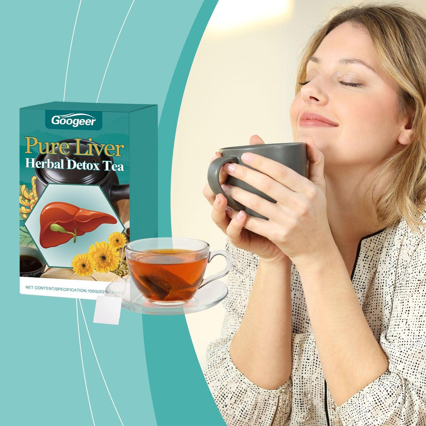 Gujjar Liver Herbal Detox Tea - image 3