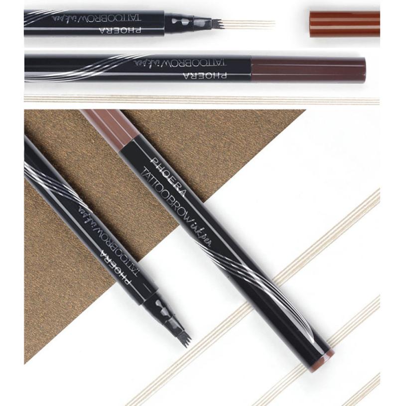 New Long Lasting Ultra-Fine Four-Comb Eyebrow Pencil - image 7
