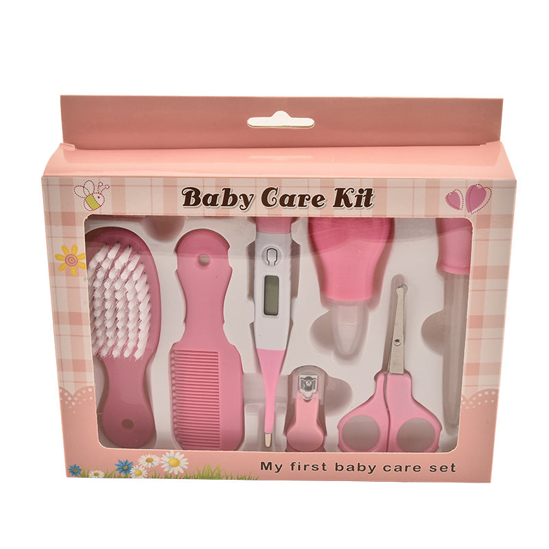Maternal and Infant Thermometer Feeding Nasal Nasal Care 10 Piece Set Baby Manicure Clamp Nail Clipper Set - image 4