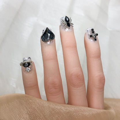 GGDDSHA Press On Nails Short, No Fade Out Fake NailsSeamless Fit Soft Gel Glue On Nails Charms For WomenHandmade Nail Ar - image 5