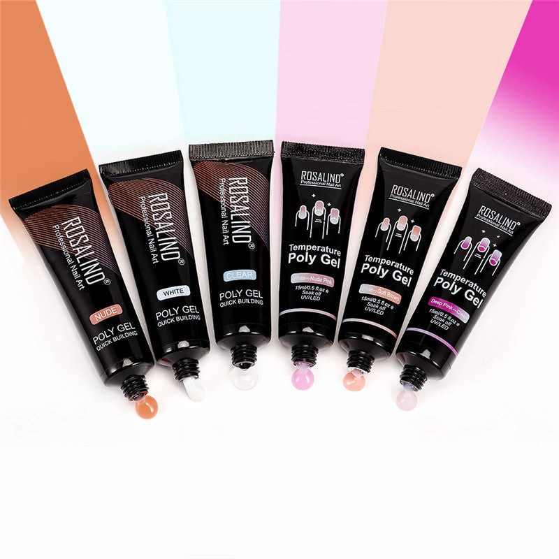 Multi-color mixed nail solid model glue - image 4