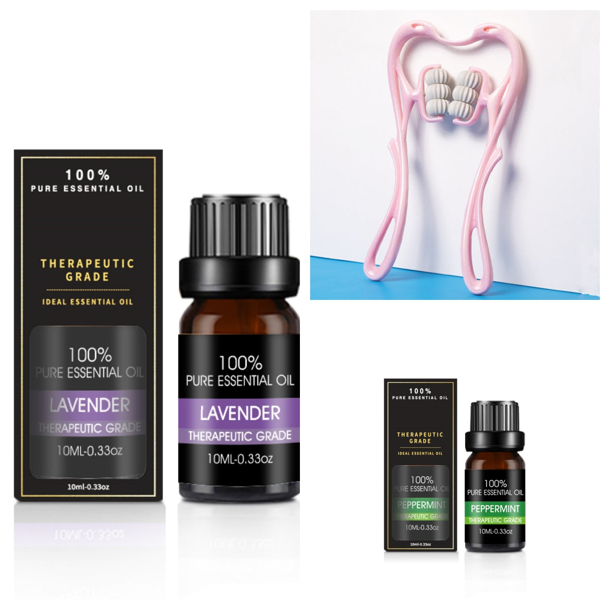 Organic Essential Oils Set Top Sale  Natural Therapeutic Grade Aromatherapy Oil Gift Kit For Diffuser - image 3