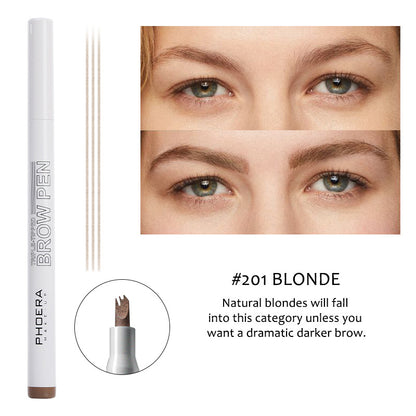 New Long Lasting Ultra-Fine Four-Comb Eyebrow Pencil - image 8