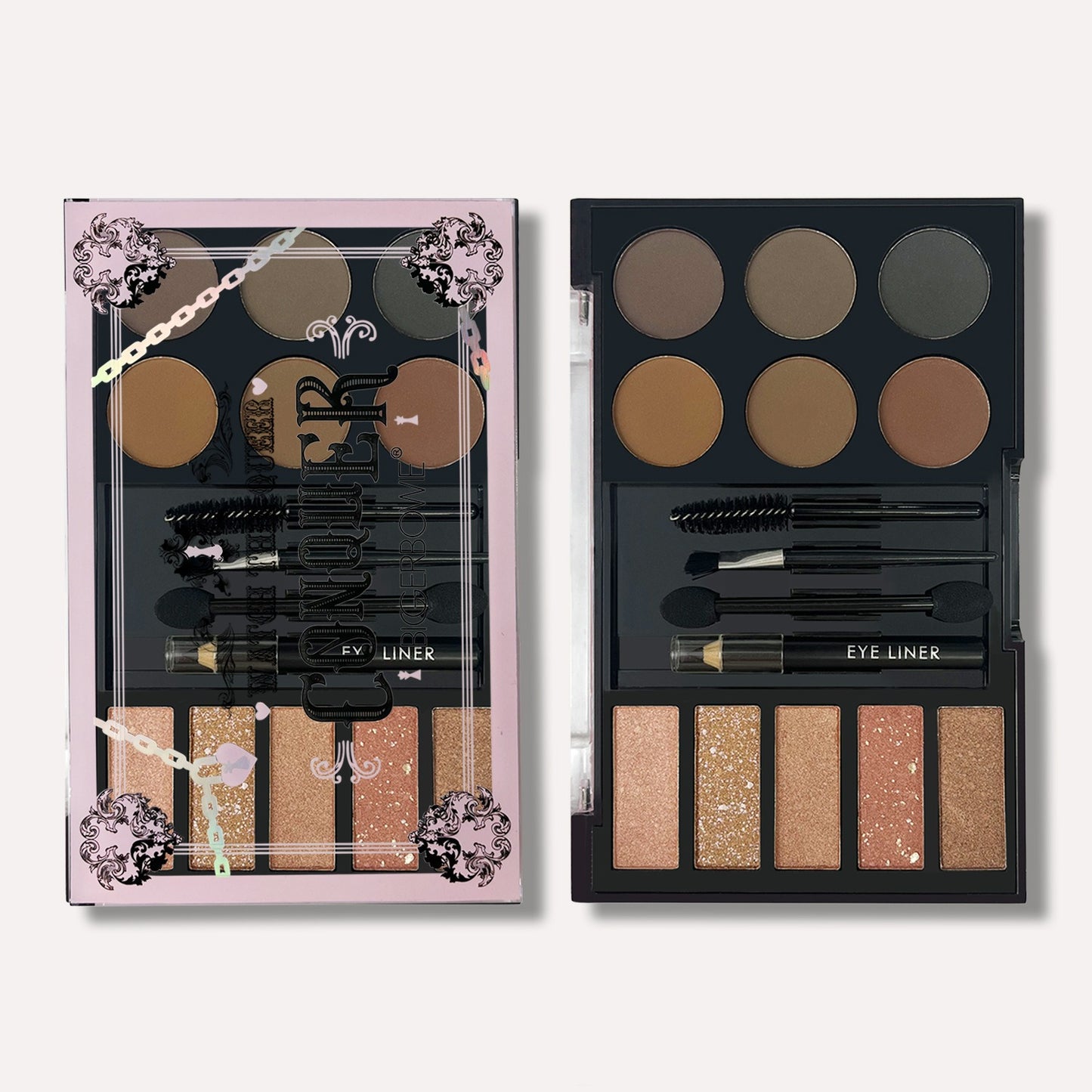 Eyebrow Enhancers Cream Powder Palette,Eyebrow Powder And Eyebrow Card - image 2