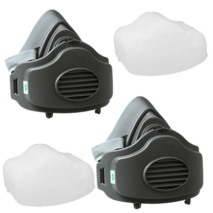 Half Face Gas Mask Cover PRO Respirator 3200 Dust Mask Safety 10 Filters For Sanding Woodworking - image 6