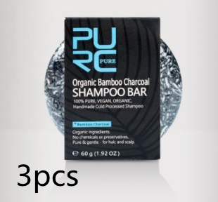 Hand-Extracted Soap Shampoo Bamboo Charcoal Shampoo Soap - image 2