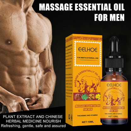 EELHOE Men's Massage Essential Oil, Men's Strength Body Exercise Care Massage Care Essential Oil - image 5