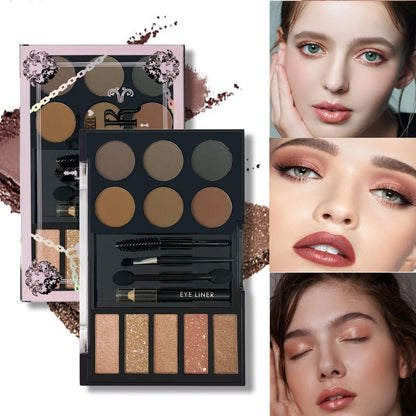 Eyebrow Enhancers Cream Powder Palette,Eyebrow Powder And Eyebrow Card - image 3
