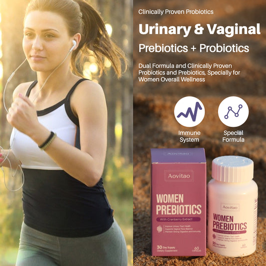 Vaginal Probiotics Women Ph Balance Pills Female Gut Health Prebiotics 60 Billion CFU Capsules Digestive Urinary Tract S - image 2