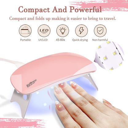 Poly Gel Nail Kit, Poly Nail Gel Kit With UV Lamp For Beginners With Everything, Gel Extension Nail Kit With Slip Soluti - image 4