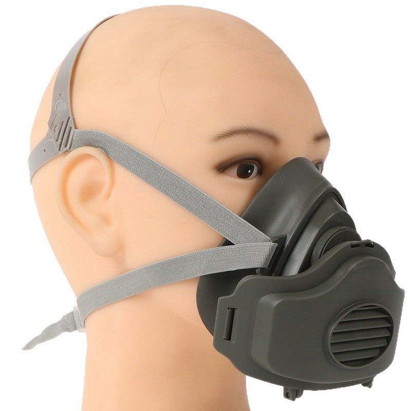 Half Face Gas Mask Cover PRO Respirator 3200 Dust Mask Safety 10 Filters For Sanding Woodworking - image 4