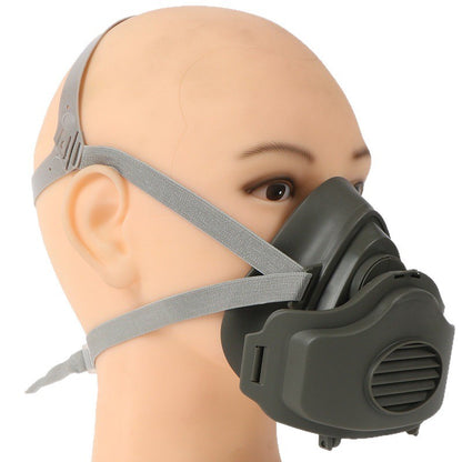 Half Face Gas Mask Cover PRO Respirator 3200 Dust Mask Safety 10 Filters For Sanding Woodworking - image 4