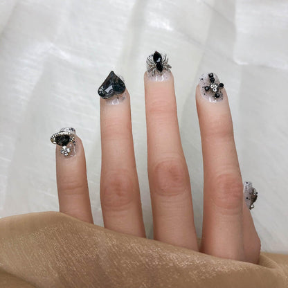 GGDDSHA Press On Nails Short, No Fade Out Fake NailsSeamless Fit Soft Gel Glue On Nails Charms For WomenHandmade Nail Ar - image 2