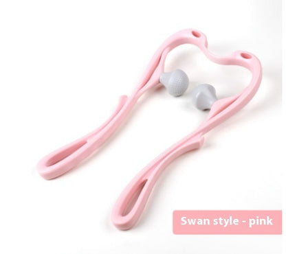 Multifunctional Manual Six-wheel Neck Massager Massage Relieve Roller Massage Tool - image 9